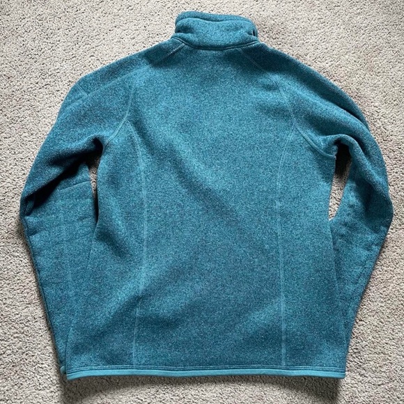 Patagonia Women’s Teal Better Sweater 1/4-Zip Fleece - Picture 2 of 4